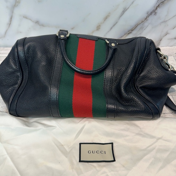 Gucci Web Boston Duffle Bag (Pristine Condition) - Picture 11 of 11